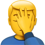 man-facepalming